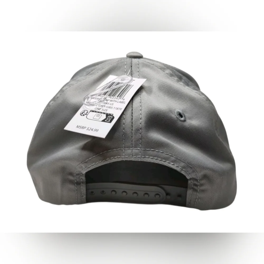 Caterpillar CAT Equipment - Gray - Rubber Patch - Snapback Hat/Cap